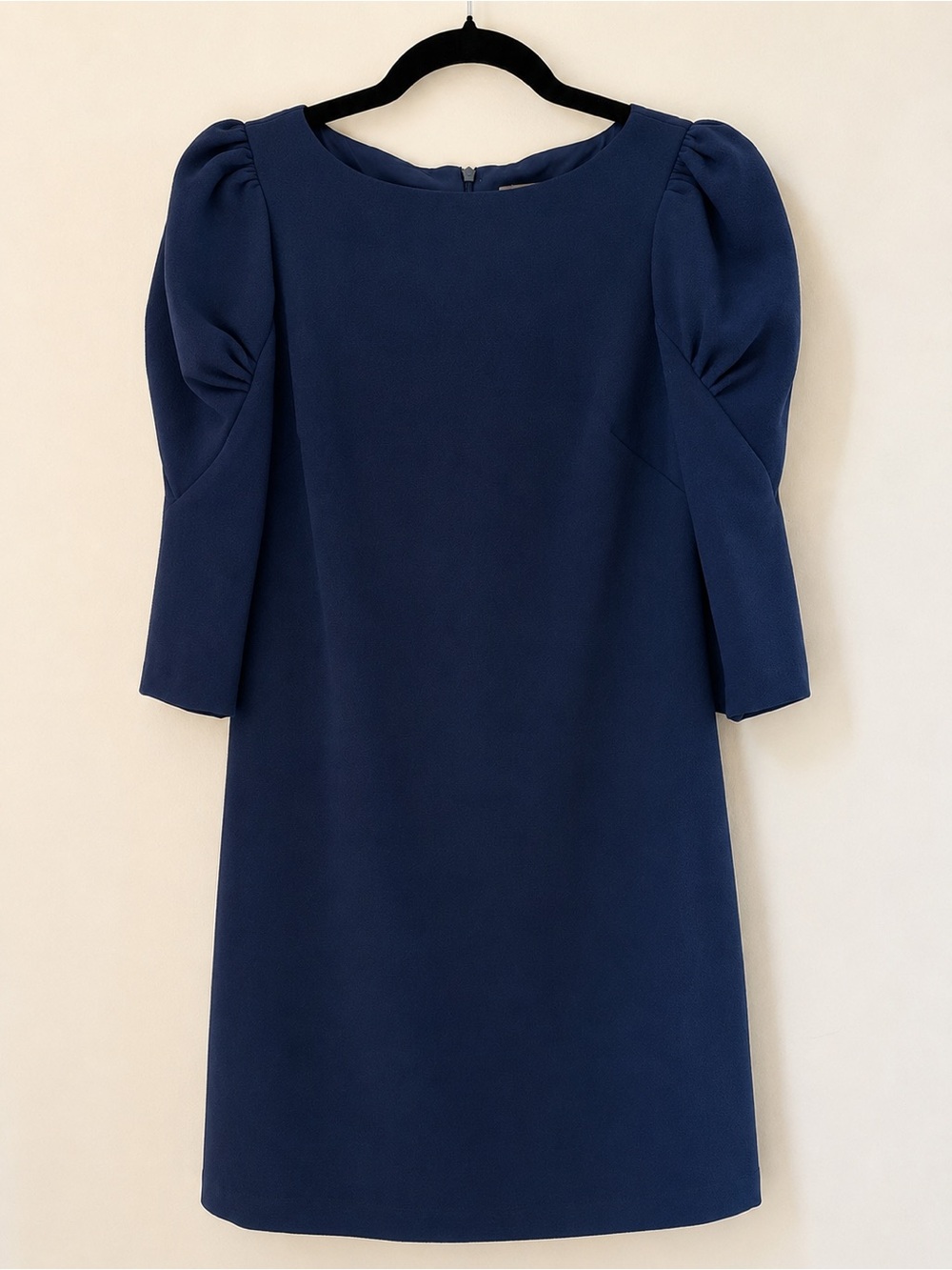 Vince Camuto Puff Sleeve Shift Dress | Navy | Size 2
